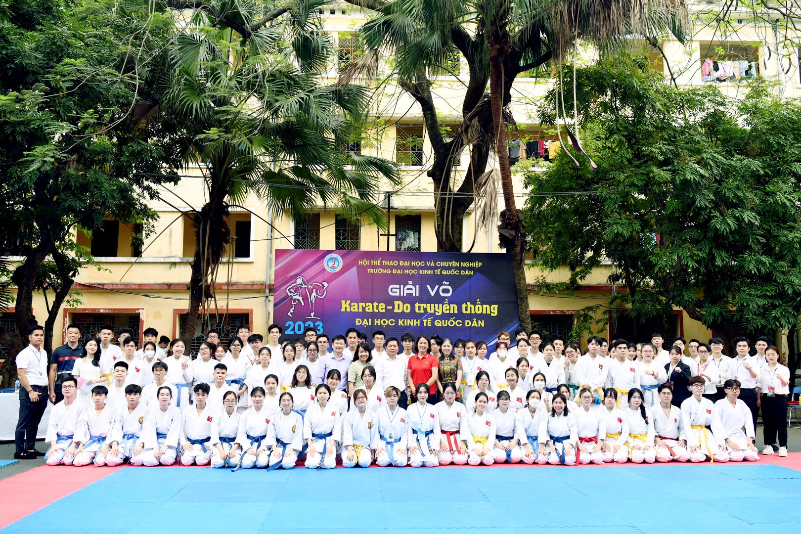 Trường Đại học Kinh tế Quốc dân khai mạc Giải võ Karate-do truyền thống năm 2023